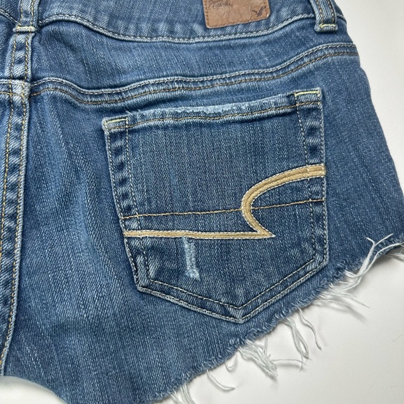 Vintage Y2K Womens American Eagle 2in Inseam artist Shorts S 2 - Picture 5 of 6